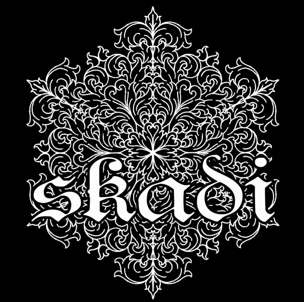 skadi jewellery design snowflake logo black