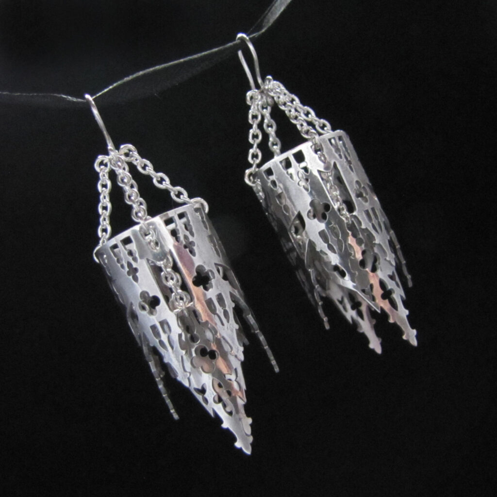cathedral phantom reflection earrings