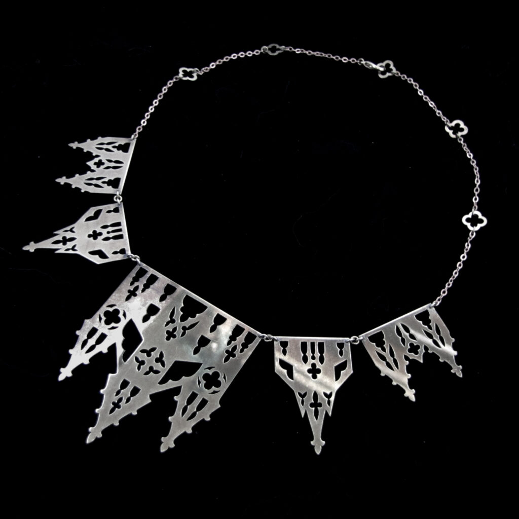 cathedral necklace silver 6