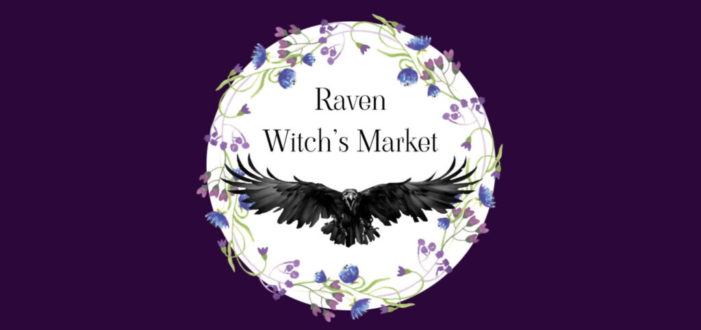raven witch market logo