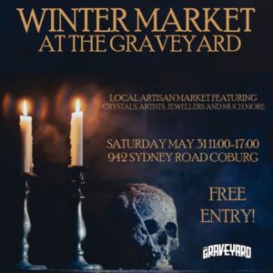 graveyard winter market banner