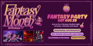 fortress fantasy party banner